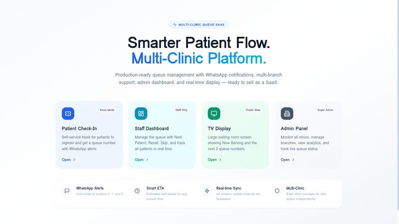 KlinikQ Home screenshot
